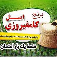 برنج کامفیروزی ممتاز گنجینه خلاق نیکو